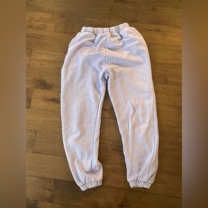 Zara purple sweatpants